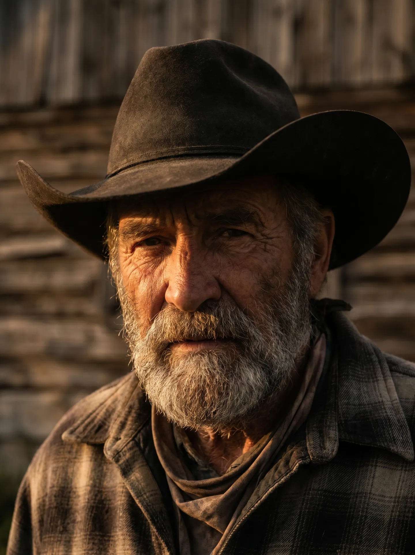 Portrait de cowboy
